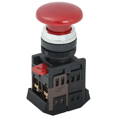Control buton AEA-22 Mushroom red d22mm 1C+1r