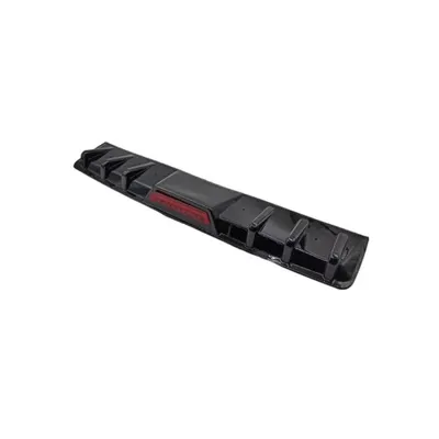 Difuzor de bara universal culoare Negru Lucios cu lampa LED Rosie Cod: UNIV-069