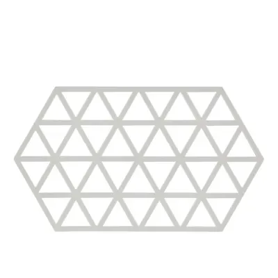 Suport din silicon pentru oale fierbinți Zone Triangles, gri deschis