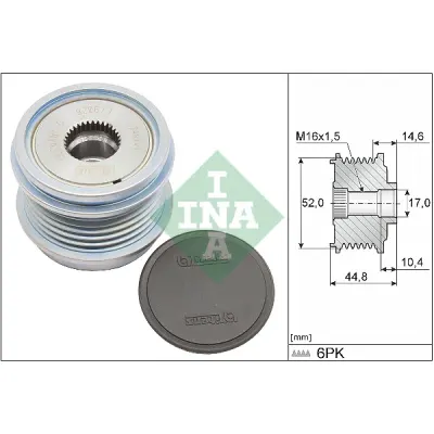 Sistem roata libera, generator INA 535 0343 10