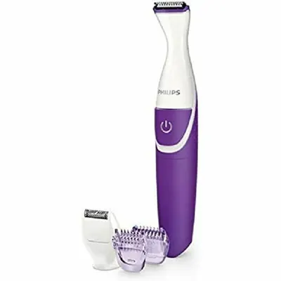 Aparat de tuns păr, Philips, BRT383/15, alb violet