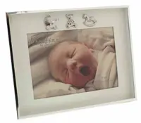 Rama foto placată cu argint Bambino