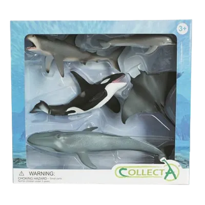 Set de 5 figurine pictate manual Viata Marina
