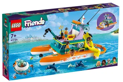 Constructor LEGO Friends - Barcă de salvare marină (41734)