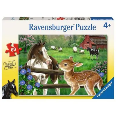 Puzzle Calut si Caprioara, 60 Piese