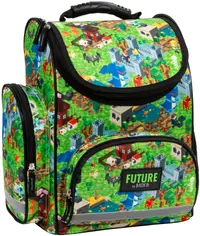 Ghiozdan ergonomic BackUp Future - Game Backpack cu 1 compartiment