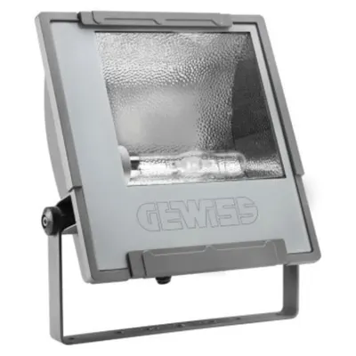 Proiector Mercurio 2 - With Lamp - Asymmetrical Optic - 400 W Mt E40 230 V-50 Hz - Ip66 - Class I - Graphite Grey