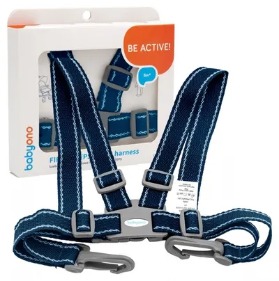 Centură pentru mers Babyono - First Steps, bleumarin