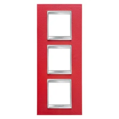 Placa ornament CProiector HORUS LUX international - IN TECHNOPOLYMER LEATHER FINISHING - 2+2+2 modul VERTICAL - RUBY - CProiector HORUS