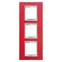 Placa ornament CProiector HORUS LUX international - IN TECHNOPOLYMER LEATHER FINISHING - 2+2+2 modul VERTICAL - RUBY - CProiector HORUS
