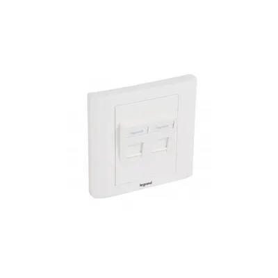 Keystone angled RJ 45 Linkeo Capac - 2 ports