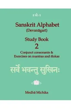 Sanskrit Alphabet (Devanagari) Study Book Volume 2 Conjunct consonants & Exercises on mantras and slokas