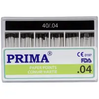 Conuri din Hartie Absorbanta ISO 40, Negru, Marimea 4, pentru Uscarea Canalelor Radiculare, 60 Bucati