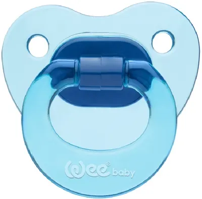 Suzetă ortodontică Wee Baby Candy, 18+ m, albastru