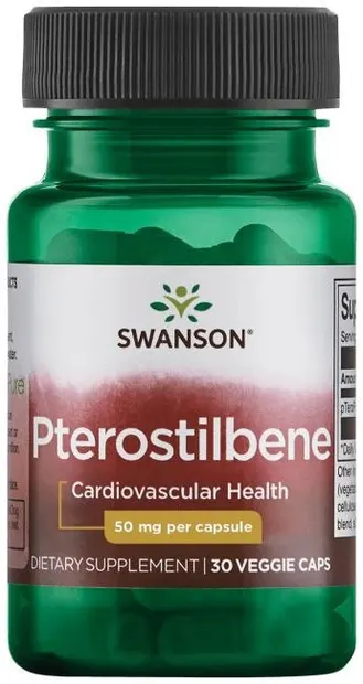 Pterostilbene, 50 mg, 30 capsule, Swanson