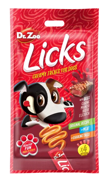 Dr Zoo Licks, recompense caini, Vita, 4x15 g