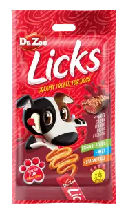 Dr Zoo Licks, recompense caini, Vita, 4x15 g