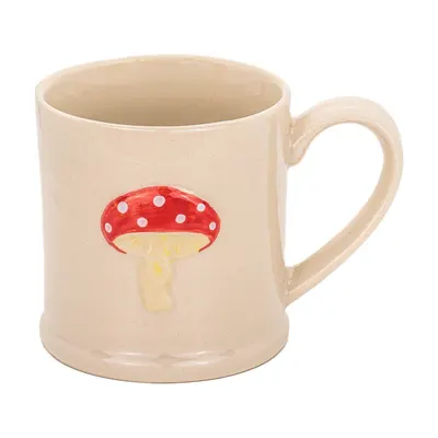 Cană bej din ceramică Mushroom – Sass & Belle