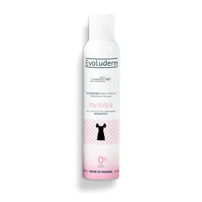 Deodorant antiperspirant 48h Invisible, 200ml, Evoluderm