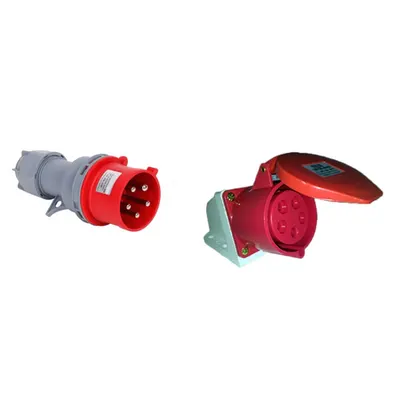 Pachet Fisa Industriala Mobila 32A 5P 380V si Priza Aplicata Industriala 32A 5P 380V - Conectare Trifazica Eficienta