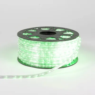 Tub Luminos cu Flash 36LED/M Verde 50M/Rola