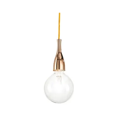Pendul Minimal, 1 bec, dulie E27, D:120mm, H:350/2000mm, Auriu
