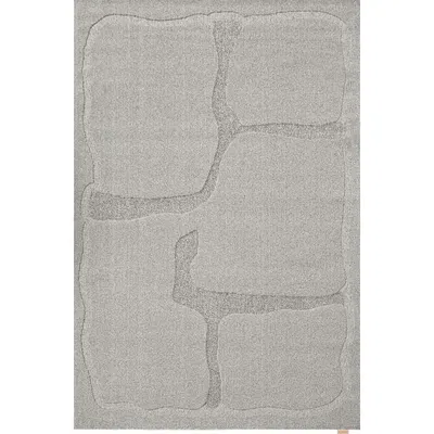 Covor gri din lână 200x300 cm Morphic Organica – Agnella