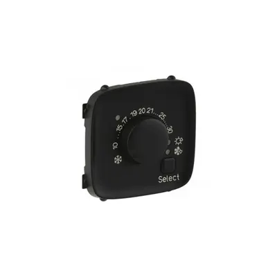 Capac Valena Allure - electronic room thermostat - negru