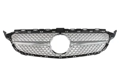 Grila radiator crom argintiu potrivit MERCEDES C-KLASA W205 12.18-02.21