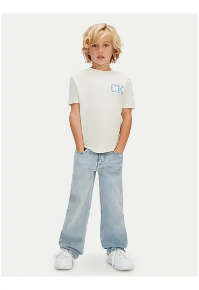 Tricou din bumbac organic cu monograma imprimata