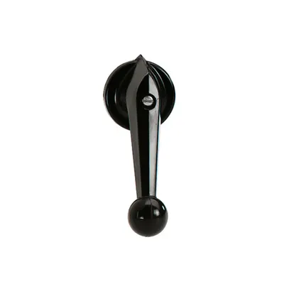 Black Operating Lever, For 65x65mm Front Plate 6mm/0.24in For Per Mostrina 65x65mm 6mm Per Gx32 - Gx40 - Gx16h - Gx20h - Gn12h - Gn20h - Gn25h