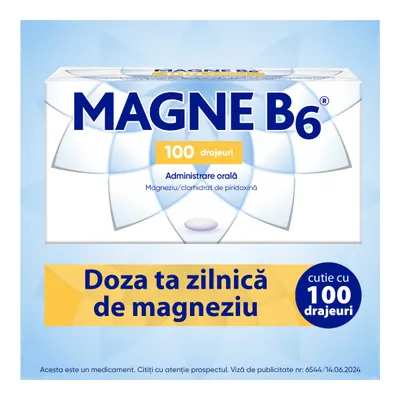 Magne B6, Sanofi | 100 drajeuri