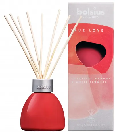 Odorizant cu bețișoare Bolsius - True Love, 45 ml