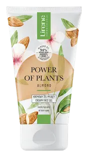 Gel cremos pentru curatare faciala Migdale Power Of Plants, 150ml, Lirene