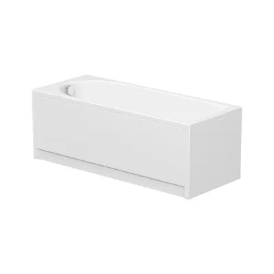 Cada baie incastrata, acril, dreptunghiulara, 170x70x39 cm, alba, Cersanit Iva