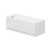 Cada baie incastrata, acril, dreptunghiulara, 170x70x39 cm, alba, Cersanit Iva