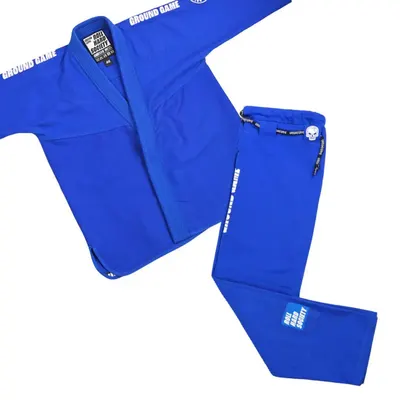 Kimono/Gi BJJ Ground Game pentru bărbați Gamer 2.0 Albastru A2L