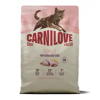 Carnilove True Fresh Cat Dry Turkey Sterilised Adult All Breeds 2 kg
