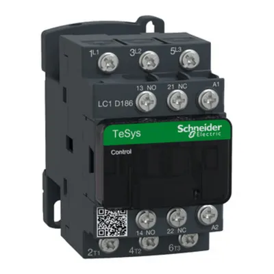 Contactor, TeSys Deca, 3P(3NO), AC-3/AC-3e, <=440V, 18A, bobina 230V AC 50/60Hz, terminale inelare cu borne tip lug