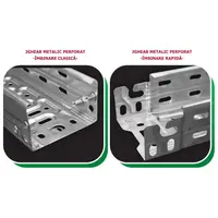 Jgheab Metalic Perforat Ranforsat Imbinare Rapida Inaltime 60mm Pret/bara 3m 50 60 0.7