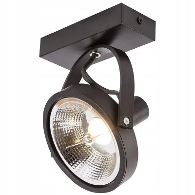 Aplica reglabila, LED 35W, clasa rezistenta IP20, stil industrial, negru mat
