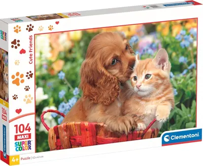 Puzzle pentru copii Clementoni din 104 piese - Prieteni dulci
