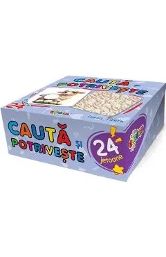 Cauta si potriveste. 24 jetoane