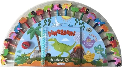 Carte de colorat cu 20 creioane