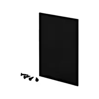 SEALZA 1 END CAP recessed BLACK-anodised