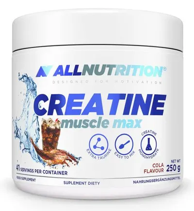 Creatine Muscle Max, cola, 250 g, AllNutrition