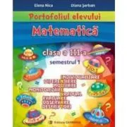 Portofoliul elevului pentru clasa a 3-a. Semestrul 1