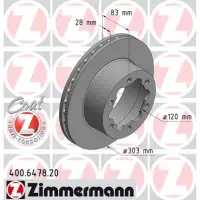 Disc frana ZIMMERMANN 400.6478.20