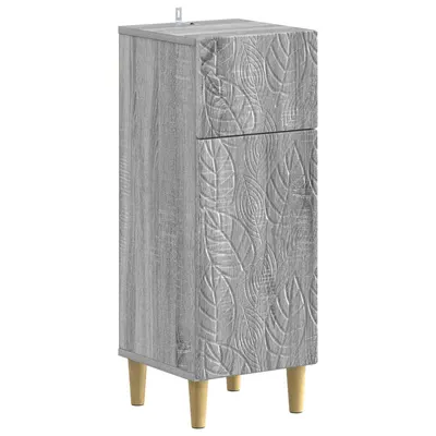 vidaXL Dulap de Depozitare pentru Baie DELFT Sonoma gri