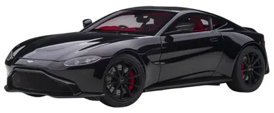 Model de colecție AUTOart Modern: Automobile - Aston Martin Vantage 2019 (jet black) (composite model/full openings)